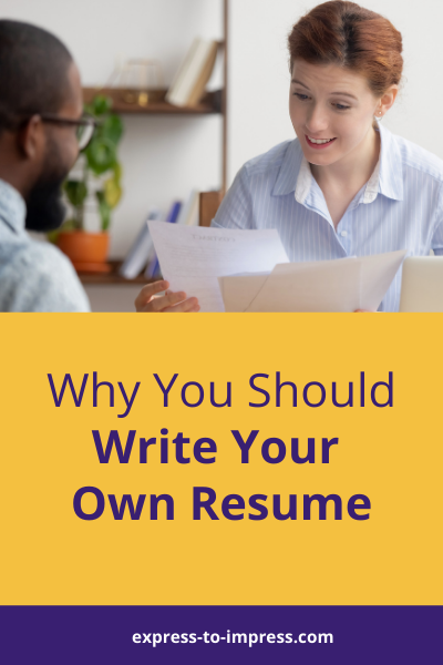 Writing A Resume: Why You Should Create Your Own